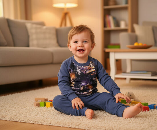 Apģērbu komplekts zilganpelēkos toņos